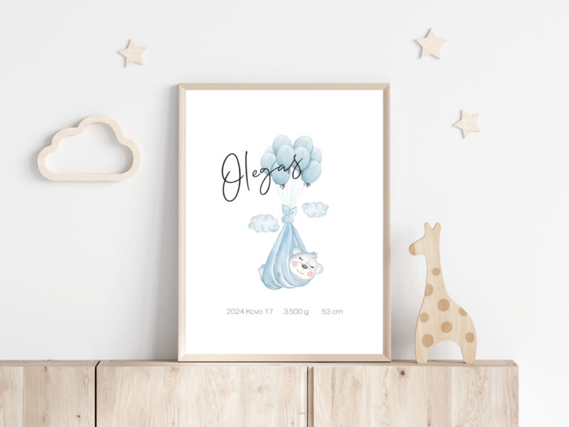 Personalizuotas Gimimo Dienos Metrikas