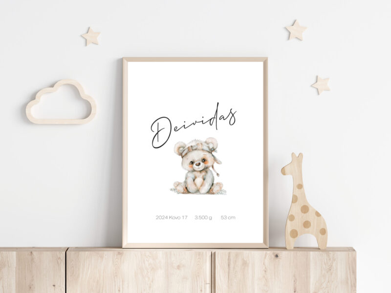 Personalizuotas Gimimo Dienos Metrikas