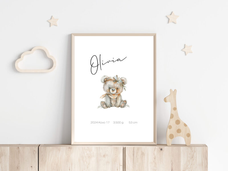 Personalizuotas Gimimo Dienos Metrikas