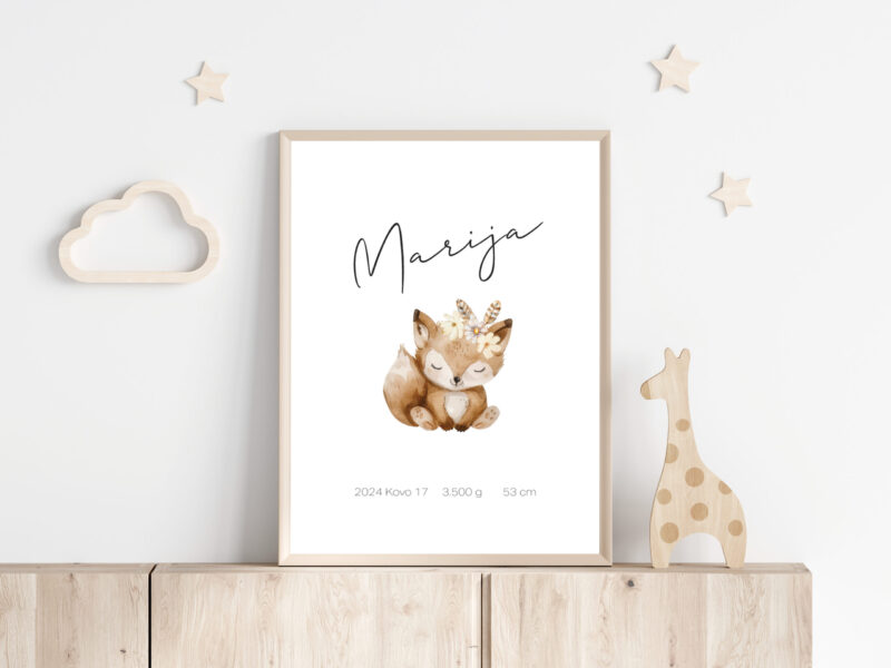 Personalizuotas Gimimo Dienos Metrikas