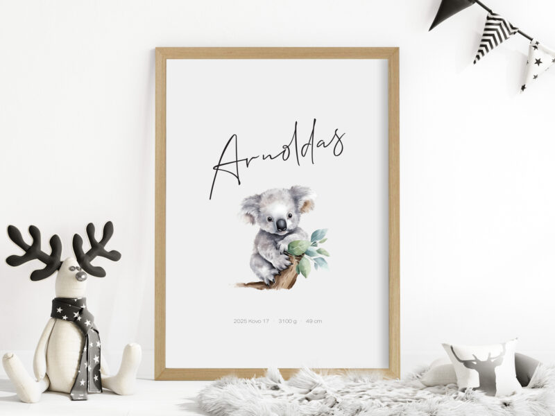 Gimimo dienos metrika - Koala