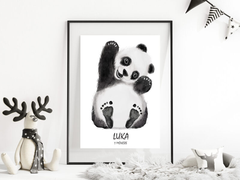 Pėdučių Įspaudų Paveikslas