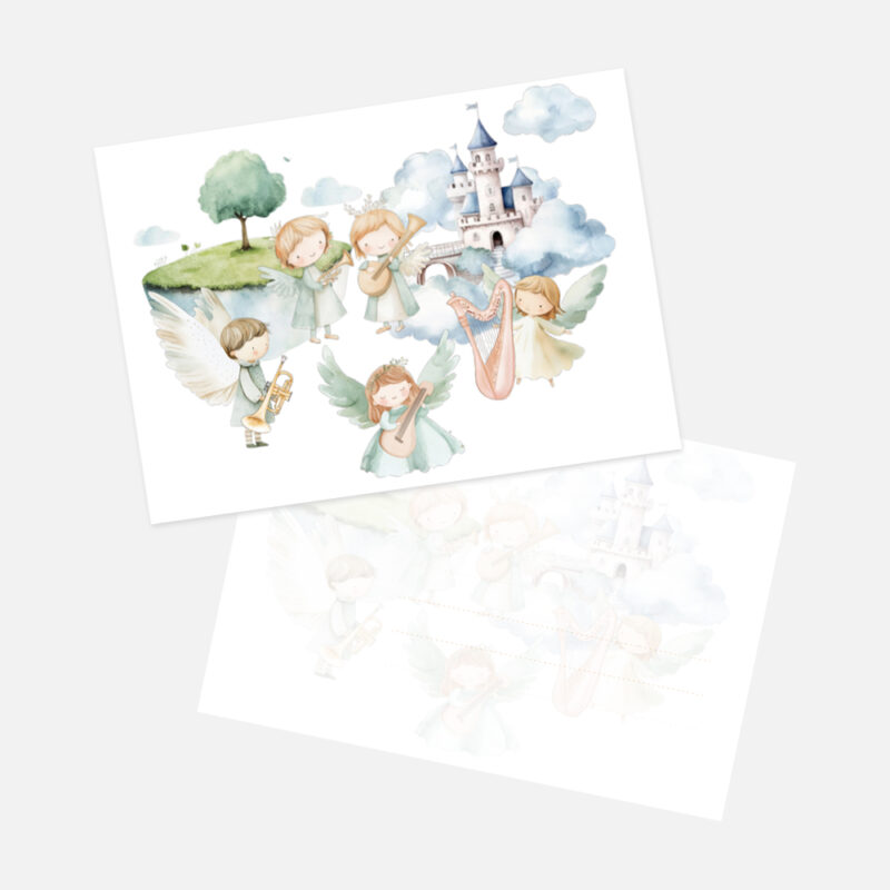 Šventiniai atvirukai - Angelai