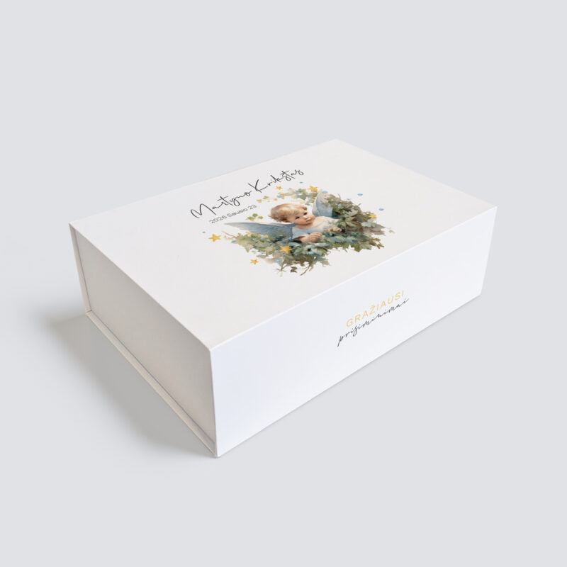 Personalizuota Krikšto dėžutė - Žvaigždelės