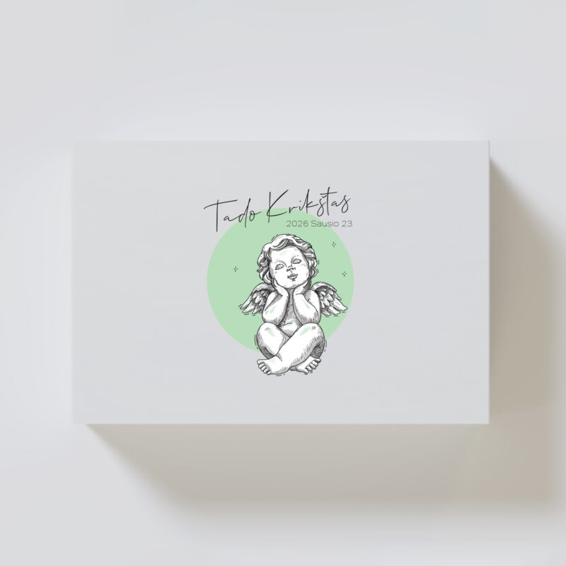Krikšto dėžutė_Angeliukas_minimal_green_top