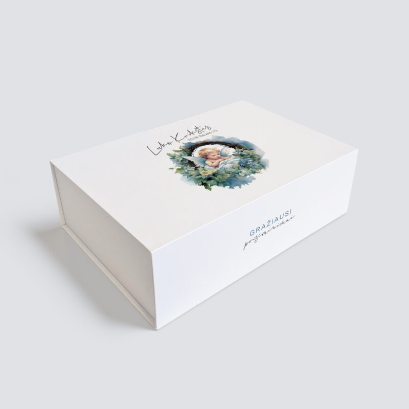 Personalizuota Krikšto dėžutė - Angeliuko sapnas