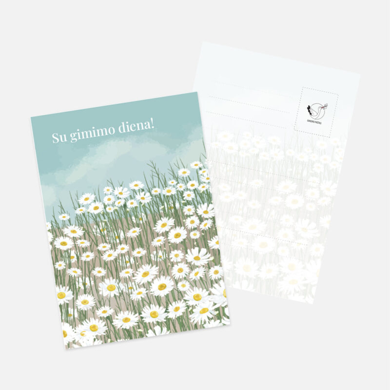 Šventiniai atvirukai - Su Gimimo Diena