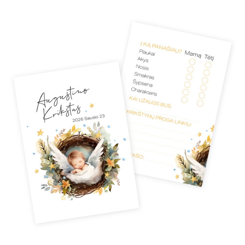PersonalizuotosPersonalizuotos_Krikstynu_Zaidimu_Korteles_A6_Angeliukas_Gandro_Pastas