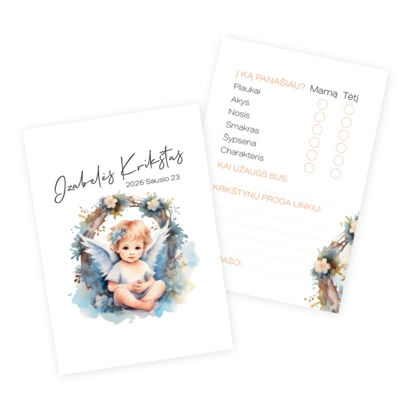 Personalizuotos_Krikstynu_Zaidimu_Korteles_A6_Melsvos_Geles_Gandro_Pastas