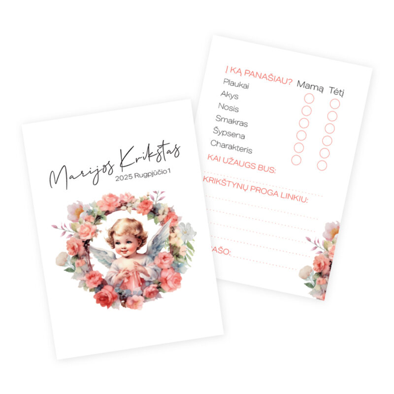 Personalizuotos_Krikstynu_Zaidimu_Korteles_A6_Rausvos_Geles_Gandro_Pastas