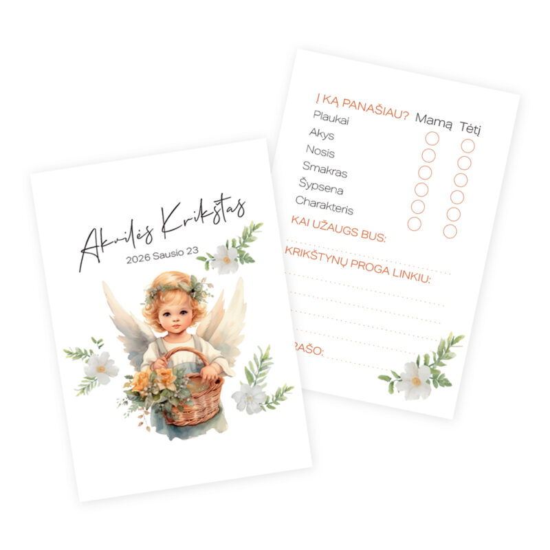 Personalizuotos_Krikstynu_zaidimu_korteles_A6_Angeliukas_Su_pintinele_Gandro_Pastas